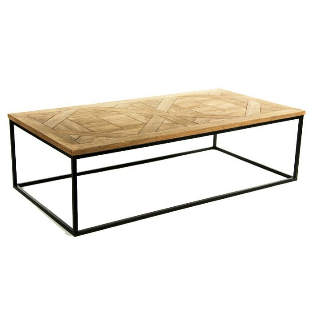 Parquetry Coffee Table – Artistic and Eye-Catching