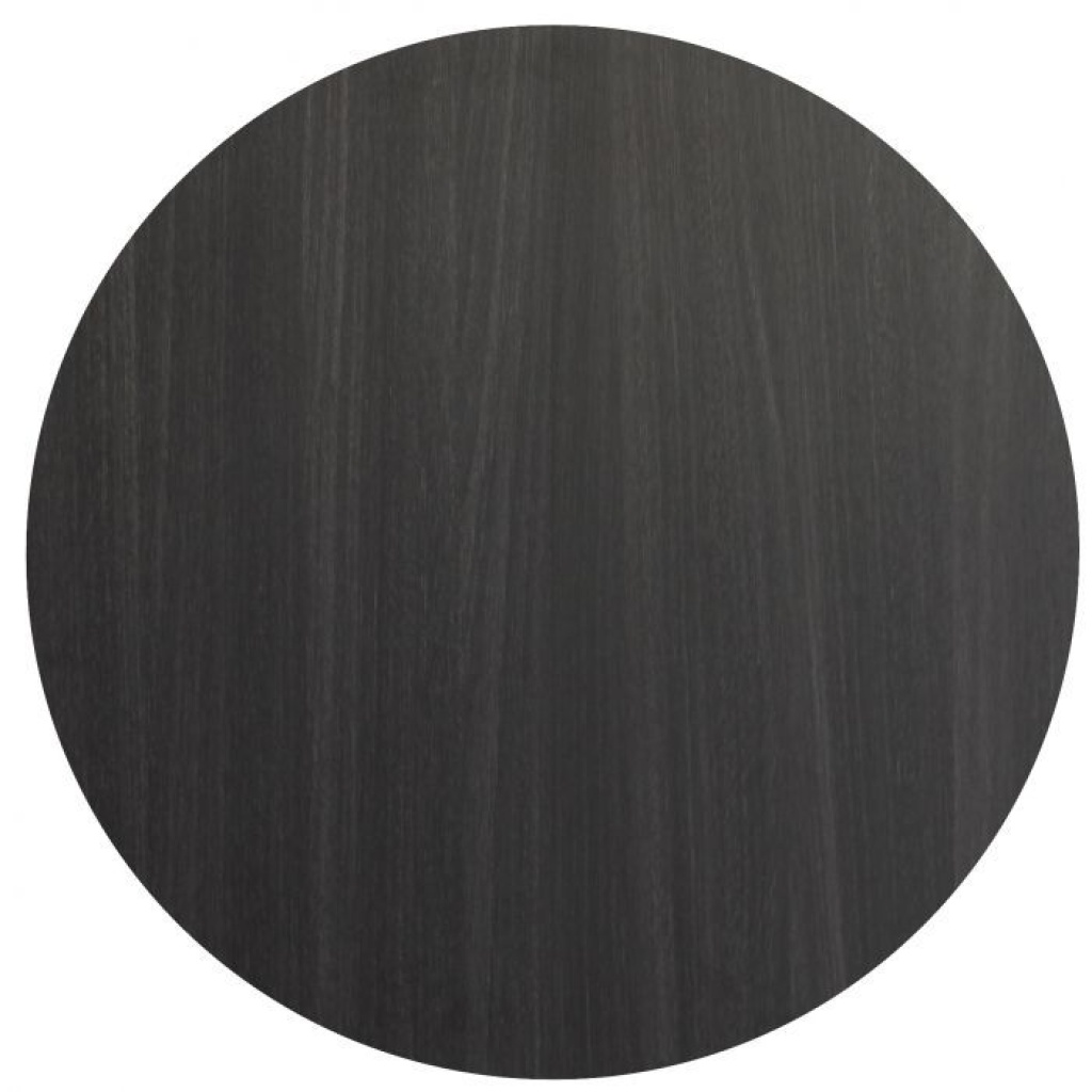 ROUND CHARCOAL COMPACT LAMINATE TABLE TOP