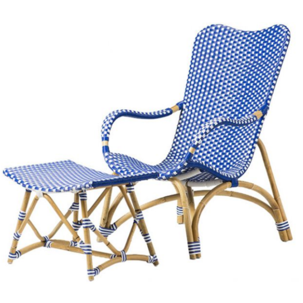 Dot Bamboo Lounge Chair with Ottoman – StyleNations