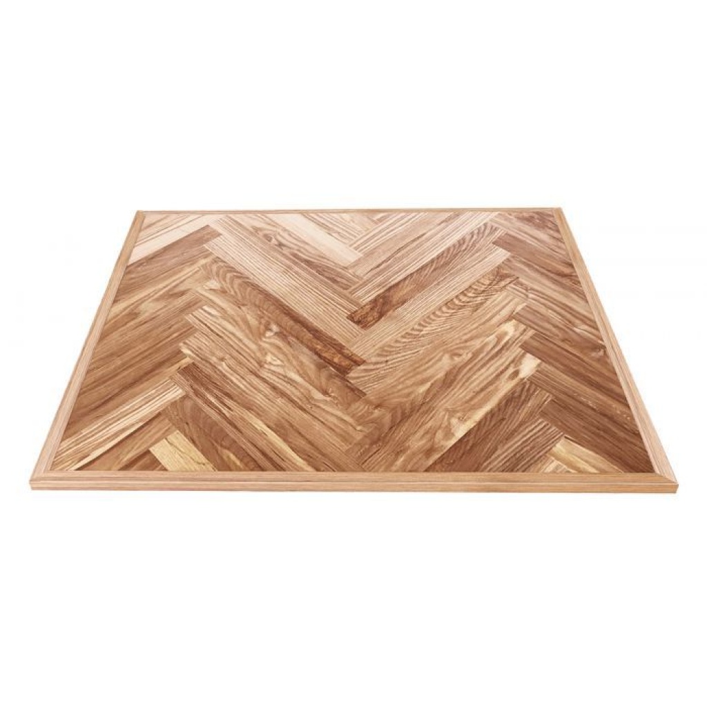 Herringbone Timber Table Top – Timeless and Elegant
