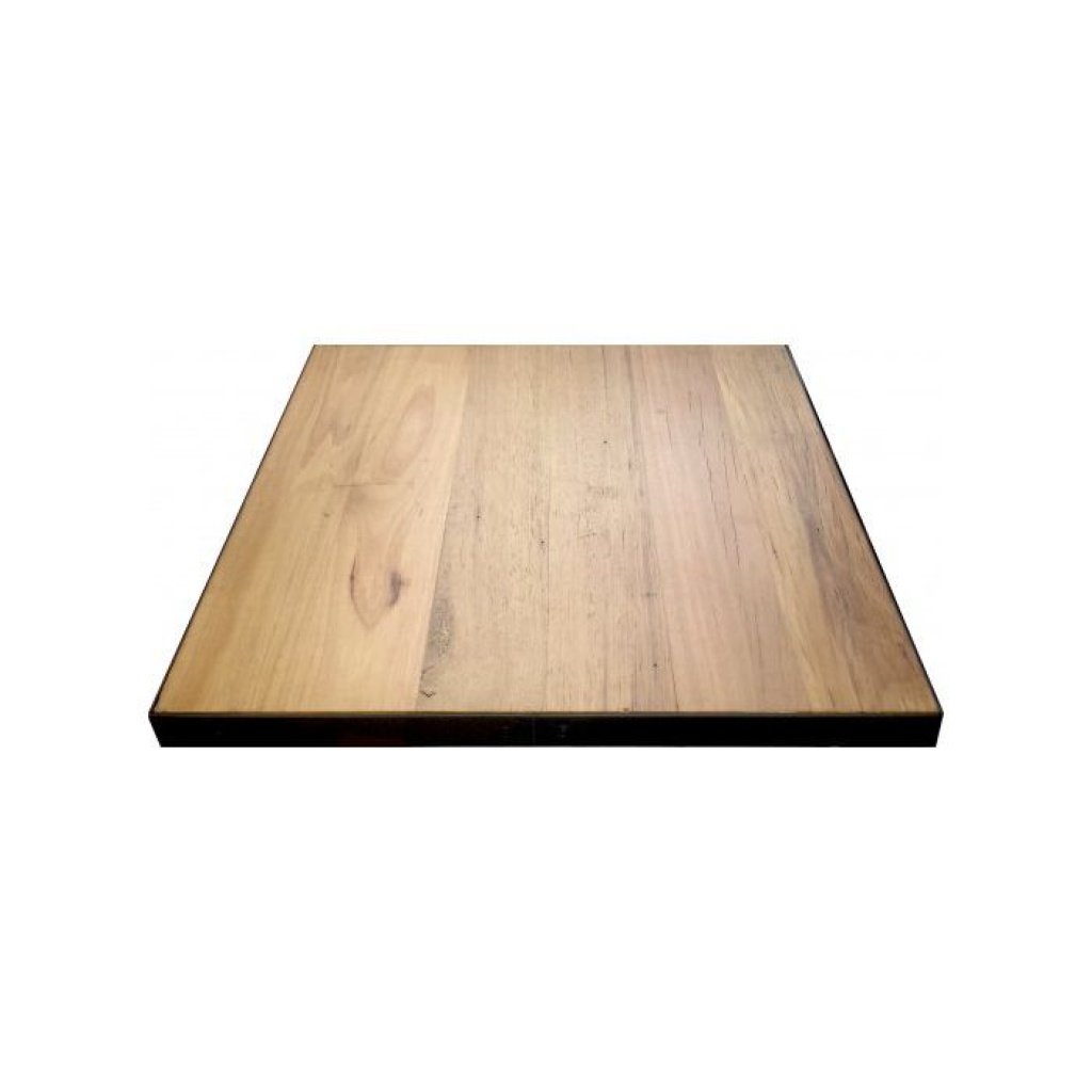Metal Edge Timber Table Top – Contemporary and Chic