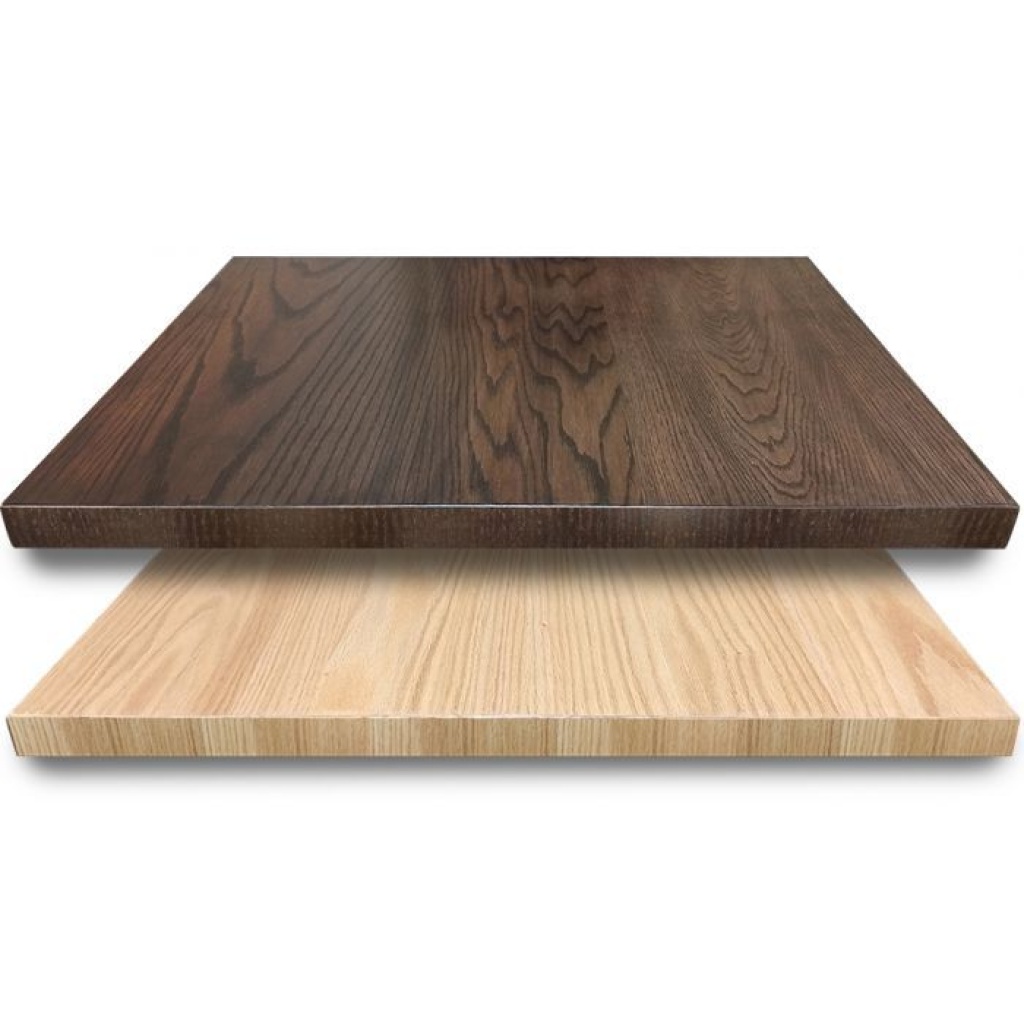 RED OAK FACED TABLE TOPS
