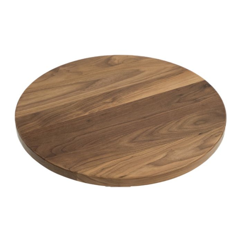 ROUND WALNUT WOOD TABLE TOP
