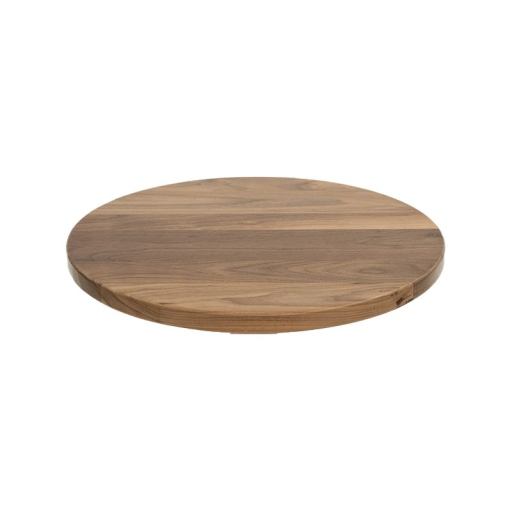 ROUND WALNUT WOOD TABLE TOP