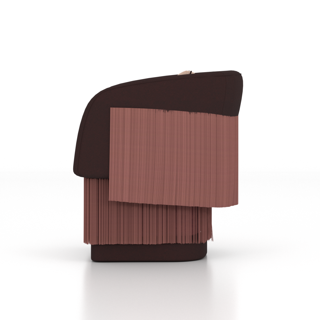 Custom Tassle Lounge Chair Rev2-Side
